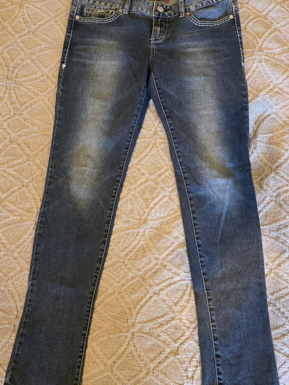 Classic Women's Dark Blue Denim Jeans